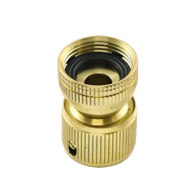 China Brass Quick Connect Garden Hose Fittings Byson PS20233 BRASS 3/4