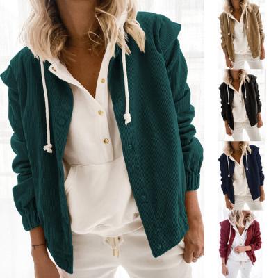 China 2021 QUICK DRY Women's Coats Winter Corduroy Jacket Women Coats Outerwear Women's Jackets Coats for sale