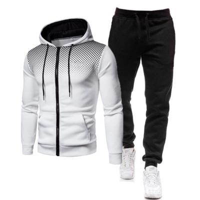 China Anti-wrinkle mens hoodies pants sweatsuit custom zipper graphic hoodies for mens hoodie and sweatpants set men for sale