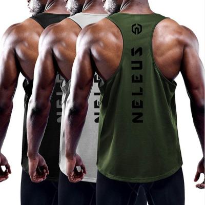 China Anti-pilling custom vacuum crop tops cheap men's smooth tank top muscle fitness gym tank tops men wholesale for sale