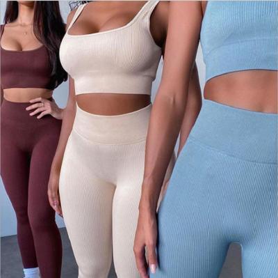 China Csi Breathable Naked Exercise Gym Seamless Clothes No Front Seam Stretchy Booty Tight Vrouwen Nylon Yoga Sets For Wom for sale