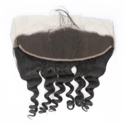 China Good quality remy lace frontal closure silky straight wave for black woman, loose wave hair frontal bundles for sale