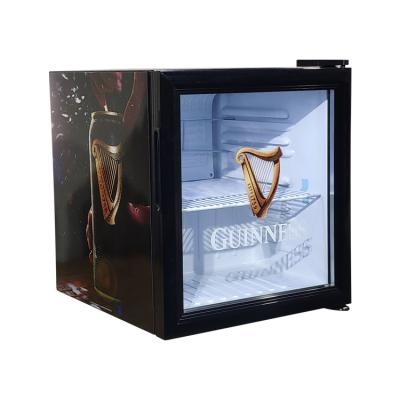 China Single-temperature Meisda 52L Refrigeration Equipment Countertop Display Drinks Beer Cooler for sale