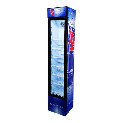 China 105L Single-temperature Upright Home Use Display Cooler Refrigerator With CE for sale