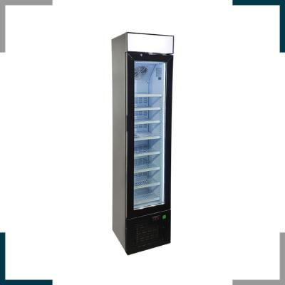 China Meisda SD105B 105L Single-temperature Upright Glass Door Ice Cream Display Freezer for sale