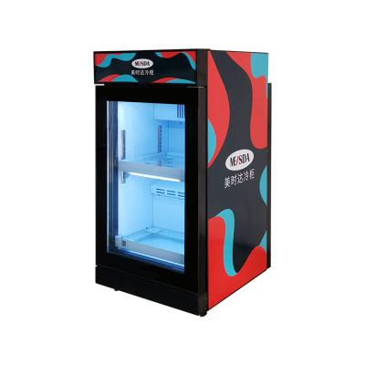 China Single-temperature Meisda SC68FB 62L Special Custom Mini Bar Display Fridge With Logo for sale