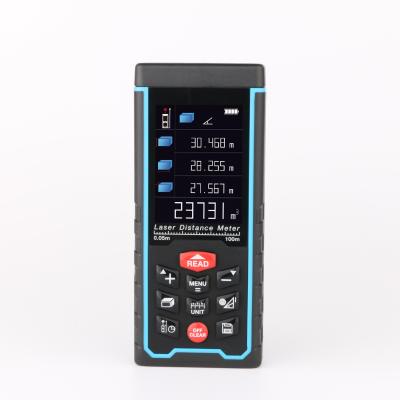 China 100m Large Color LCD Display Digital Laser Distance Meter for sale