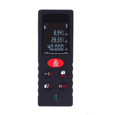 China Handheld 40m Digital Laser Distance Meter Rangefinder Measure Diastimeter Area Volume Pythagorean Theorem Tester Tool for sale