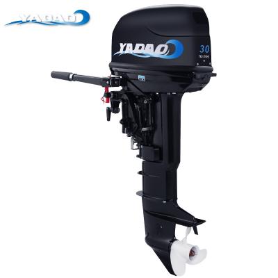 China New Short 30HP Axle 2 Stroke Motorboat Outboard Motor 30hp for sale