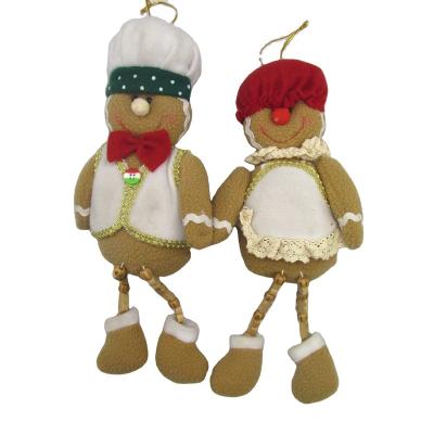 China Christmas decoration supplies Christmas boy and girl cookies for Christmas decoration for sale