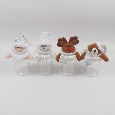 China Creative Christmas Candy Jar/Christmas Gift Popular Candy Gift Christmas Decoration Christmas Bottle for sale