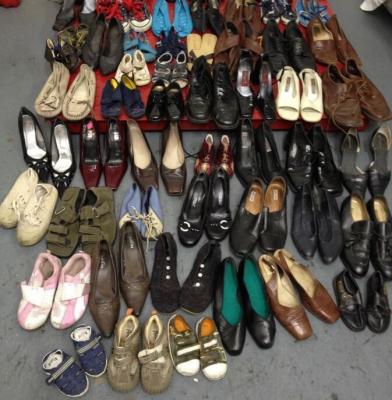 China Wholesale used ladies shoes/ used shoes bales exported ,All the shoes are clean, no damage, in pair for sale