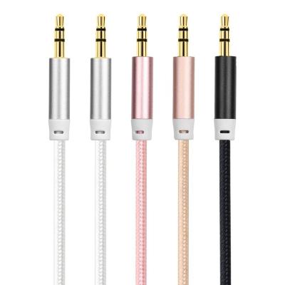 China 3.5mm audio aux cable multi color. COMPUTER with high quality for car stereo headphones for sale