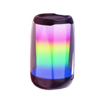 China Video Call Wholesale Price Quality Hot Selling RGB Touch Led Colorful Light Lamp Radio Tooth Speaker Subwoofer Blue Stand Type Loudspeaker for sale