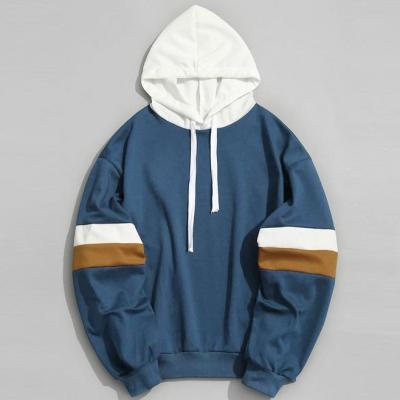 China New high quality hoodie autumn pullover pullover sweatshirt custom streetstyle men patchwork hoodie for sale