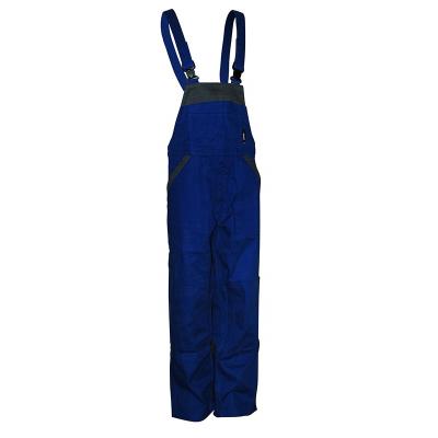 China Custom Overalls Safety Workwear Cotton Men Blue Bib Coverall for sale