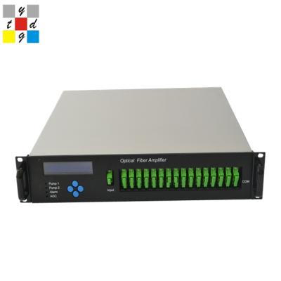 China FTTH FTTB FTTX Network GPON EDFA EYDFA 32 Port WDM CATV TV Signal High Power Amplifier for sale