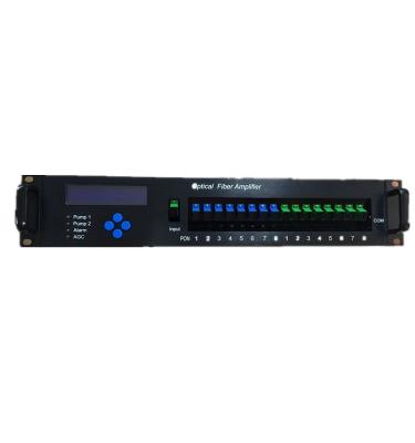 China FTTH FTTB FTTX Port Network 8 dbc edfa Optical Amplifier 16dbm 1310nm/1550nm Edfa for sale