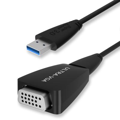 China New 2019 LAPTOP Plug and Play USB 3.0 Super Speed ​​to VGA Display Adapter zu verkaufen