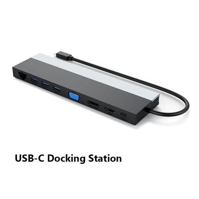 China 14-in-1 USB-C Multi-port Docking Station with Gigabit Ethernet USB 3.0 and USB 2.0 WS-UMD03 zu verkaufen