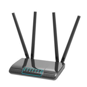 China Winstars AC 1200 Wireless Home Wifi SoHo Router 2 LAN 4 x 5dBI Dual Band Antennas zu verkaufen