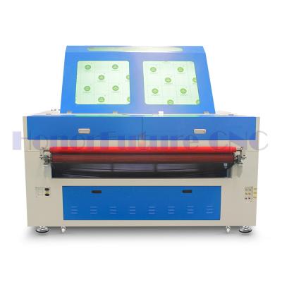 China Jinan Honorfuture 100w CO2 Water Cooled Automatic Feeding Laser Cutting Engraving Machine 1600X1000Mm With Water Cooling And Protection System for sale