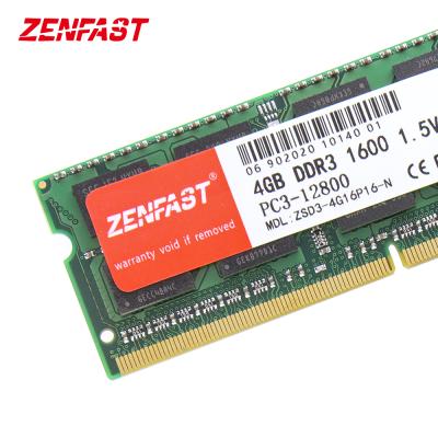 China Brand new LAPTOP 4gb ddr3 1600MHz ddr3 laptop memory card RAM with retail package better than ddr2 RAM for sale