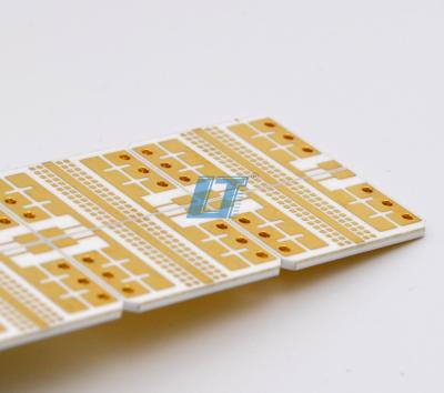 China Al2O3/ALN Electrónica Placa de PCB cerámico 0.1mm Min Line Máscara de soldadura negra en venta