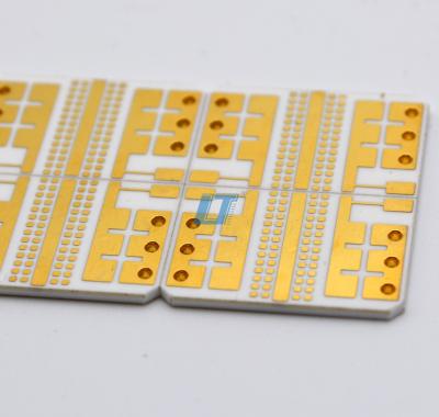 China 1-8Capa de inmersión de oro en placa de PCB cerámico Al2O3/ALN Constante dieléctrica en venta