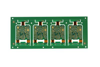 China Rigid Flex Circuit Boards 4L Enig Treatment 0.1Mm Trace Bend Radius 0.5-10Mm for sale