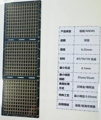 China Máscara verde de soldadura de 2 capas PCB SLP PCB con 0.1 mm Min. Rastre de cumplimiento de RoHS en venta