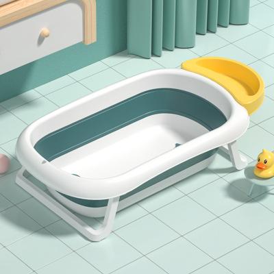 China 2022 Hot Selling PP+TPE Amazon Bathtubs Big Size Eco-friendly Portable Plastic Toddler Foldable Baby Bath Tub For Kids for sale