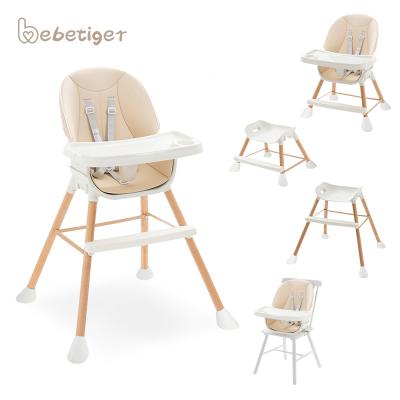 China Baby Solid Wood Wooden Referee Chair Feeding For Toddler Infants Feeding Chair for sale