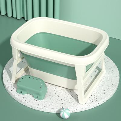 China PP+TPE new household portable foldable baby bathtub for children seat for sale