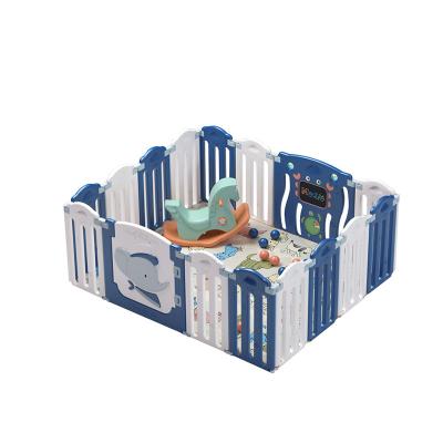 China 2022 Hot Selling Safety Plastic Kids Playpen Modern Plastic Indoor Play Yard Fence Baby Playpen for sale