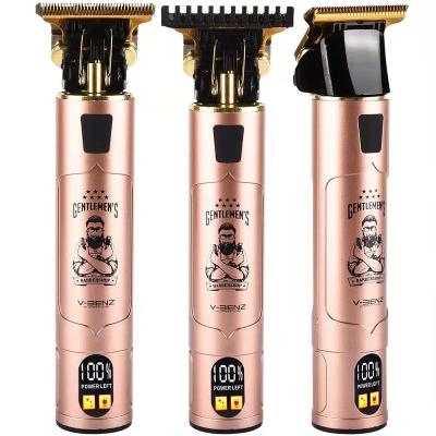 China Outdoor Clippers Barber Cordless Trimmer Set Blade Holder for Men's Professional Rechargeable Gold Trimmer Electric for sale