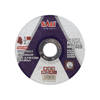 China SALI 115x1.2x22.2MM Metal Cutting Wheel 30-60 Abrasive Medium for sale