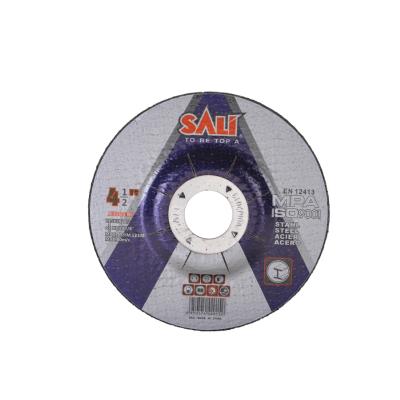 中国 High Effciency SALI 4inch 100x3.0x16mm T42 Abrasive Grinding Disc Recessed Center Grinding Wheel For Metal 販売のため