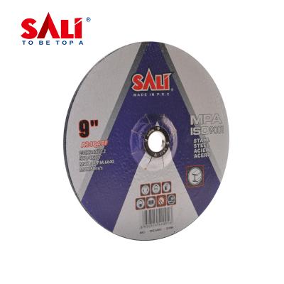 中国 High Quality Best Price High Efficiency SALI 9 Inch 230x3x22.2mm Abrasive Grinding Wheel For Metal 販売のため