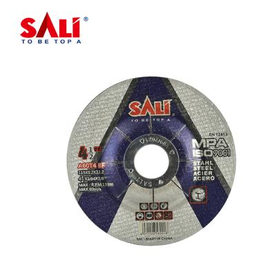 Κίνα High Effciency SALI 4inch 100x3.0x16mm EN12413 Grinding T42 Abrasive Power Tools Recessed Center Metal Grinding Wheel προς πώληση