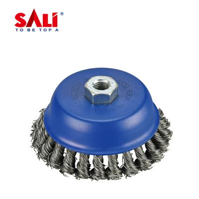 中国 Cleanging SALI 65MM High Performance Twist Wire Brush 販売のため