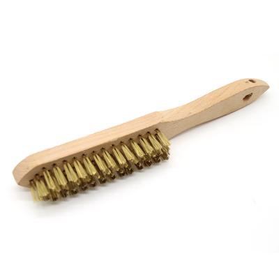 中国 High quality wooden handle finish brush 販売のため