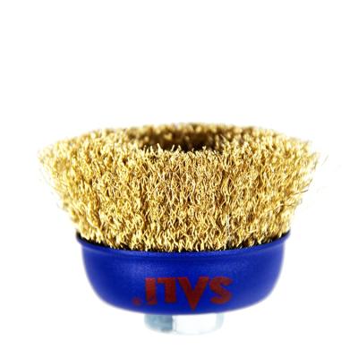 中国 New top quality metal wire cup brush metal brush cleaning sale manufacturer 販売のため