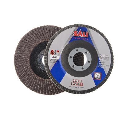 중국 Chiba SALI 100mm 80 Grit Flap Disc Fin Polishing Disc 판매용