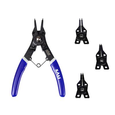 Cina Crimping Resistant Breaking Ring Circlip Plier Application Circlip Pliers SALI Heavy Duty Cr-v Multifunctional Adjustable Tips in vendita