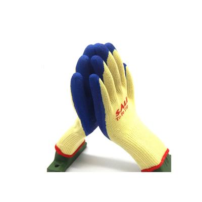 中国 Large SALI Double Layer Comfortable Latex Work Gloves 販売のため