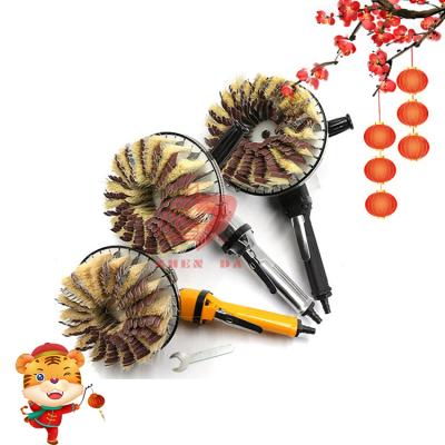 China Durable / Wear Resistant ZHENDA Tampico Fiber Polish Rotary Brush For Wood Grindign for sale