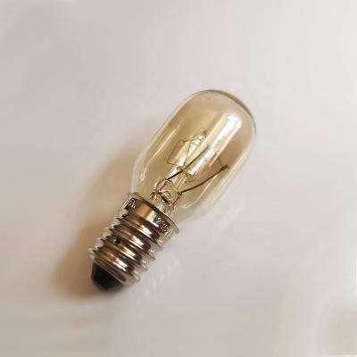 China Appliance Parts Brass Fridge Replace Light Bulb 240V 10W E14 Fridge Light Bulb for sale