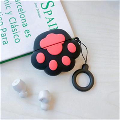 China Good Bear Paw Colors Earphone Shell Protect From Security Supplier Headphone Cases for sale