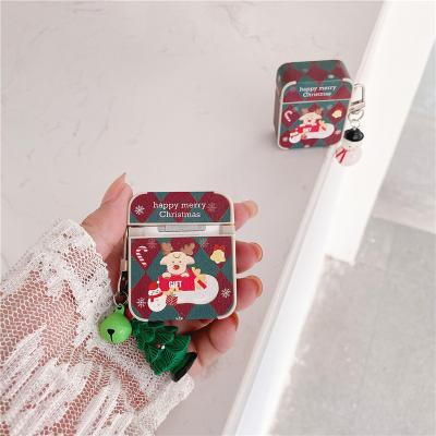 China Waterproof And Shockproof Christmas Cartoon Earphone Set Cute Charging Santa Claus Cartoon for sale